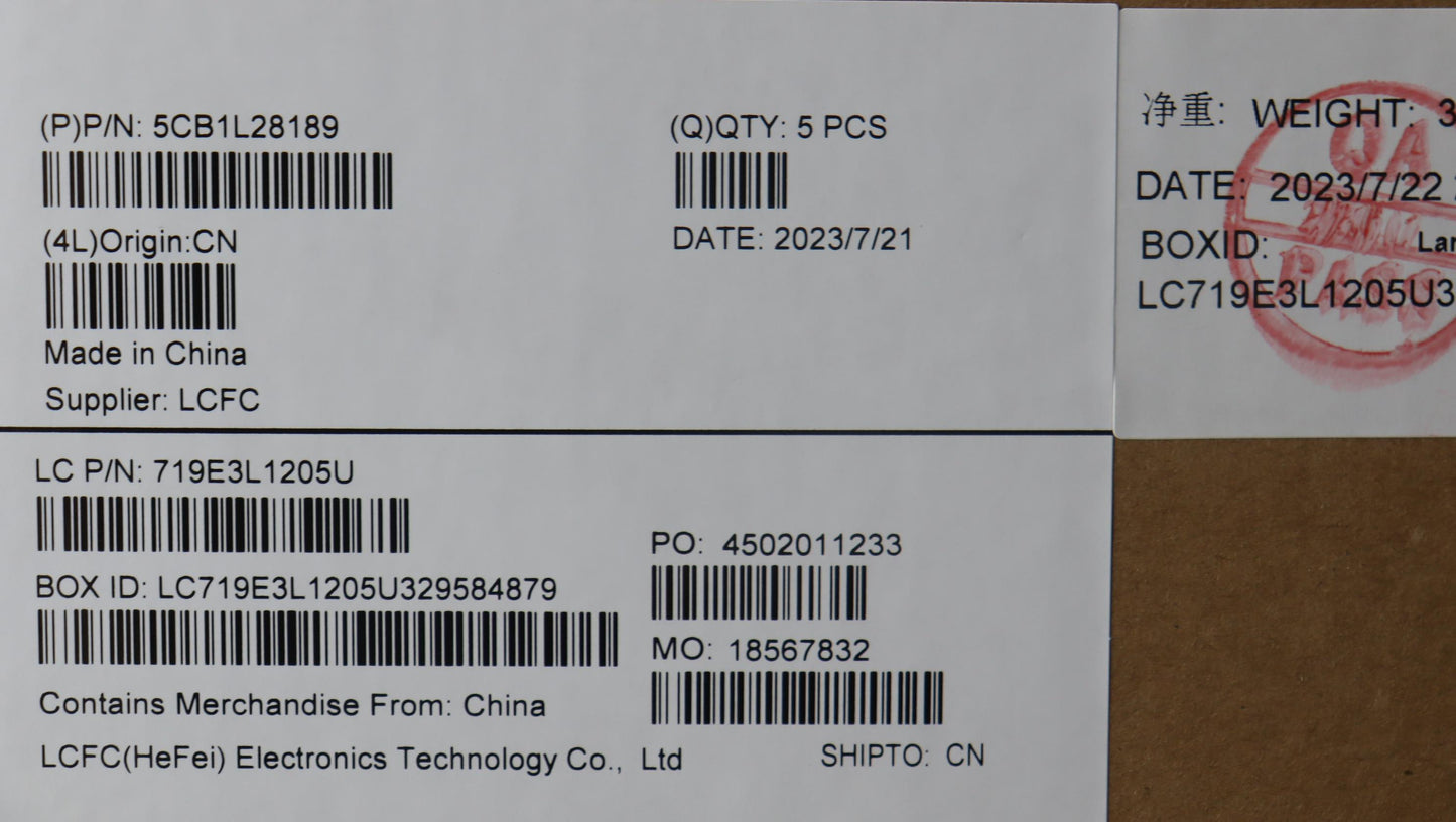 Lenovo Cover Upper Case Assembly Fra - 5CB1L28189