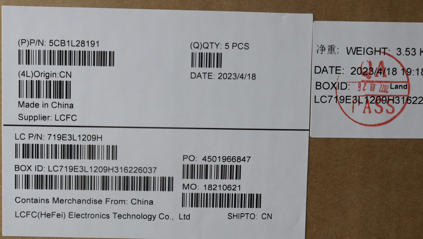 Lenovo Cover Upper Case Assembly Fra/ - 5CB1L28191