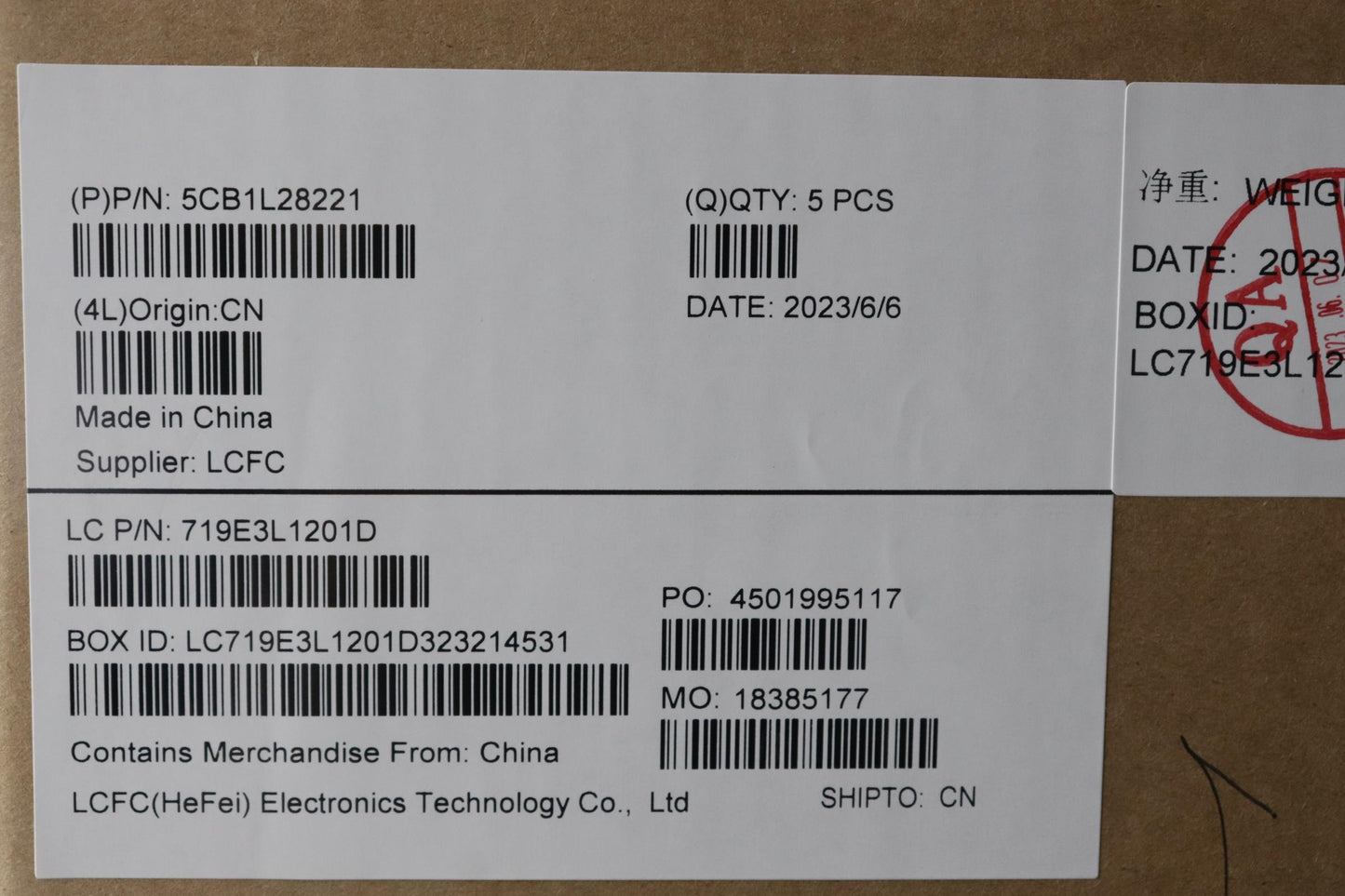Lenovo Cover Upper Case Assembly La S - 5CB1L28221
