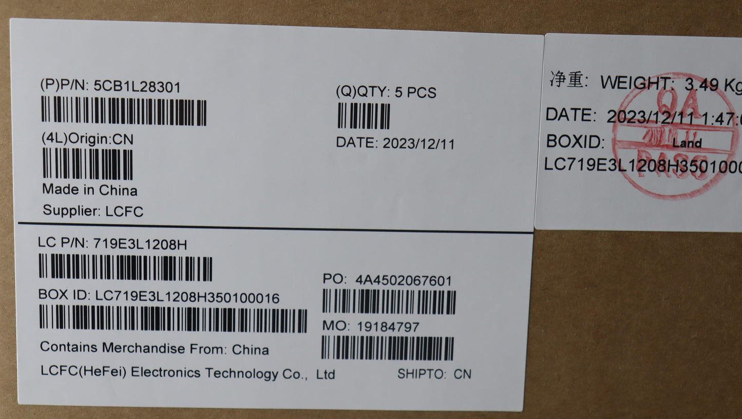 Lenovo Cover Upper Case Assembly Euro - 5CB1L28301