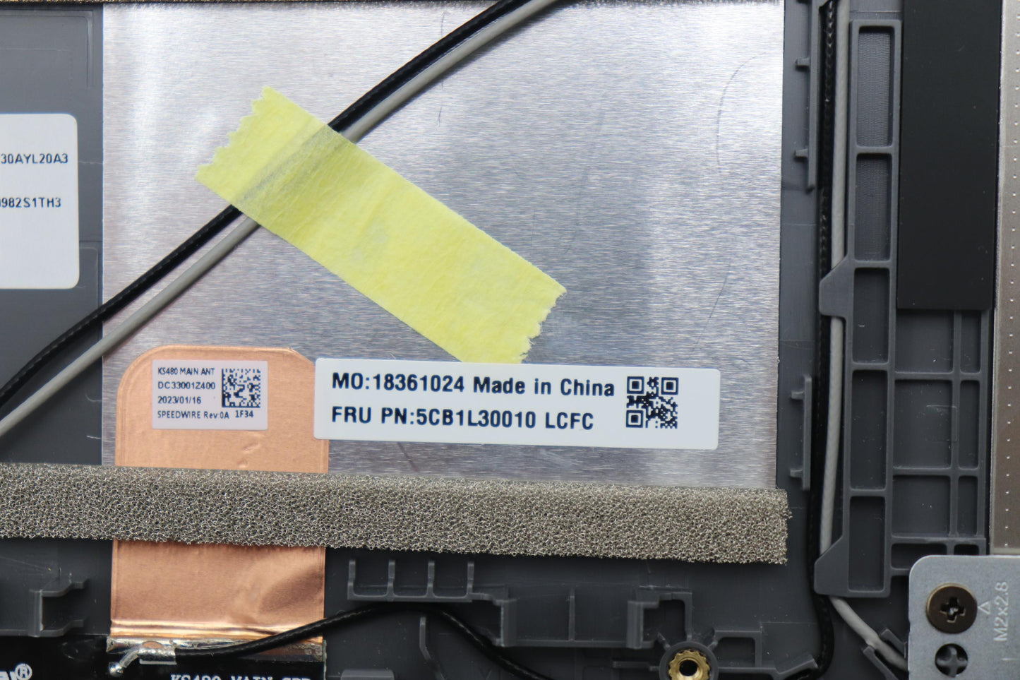 Lenovo Cover Upper Case Assembly Eng - 5CB1L30010