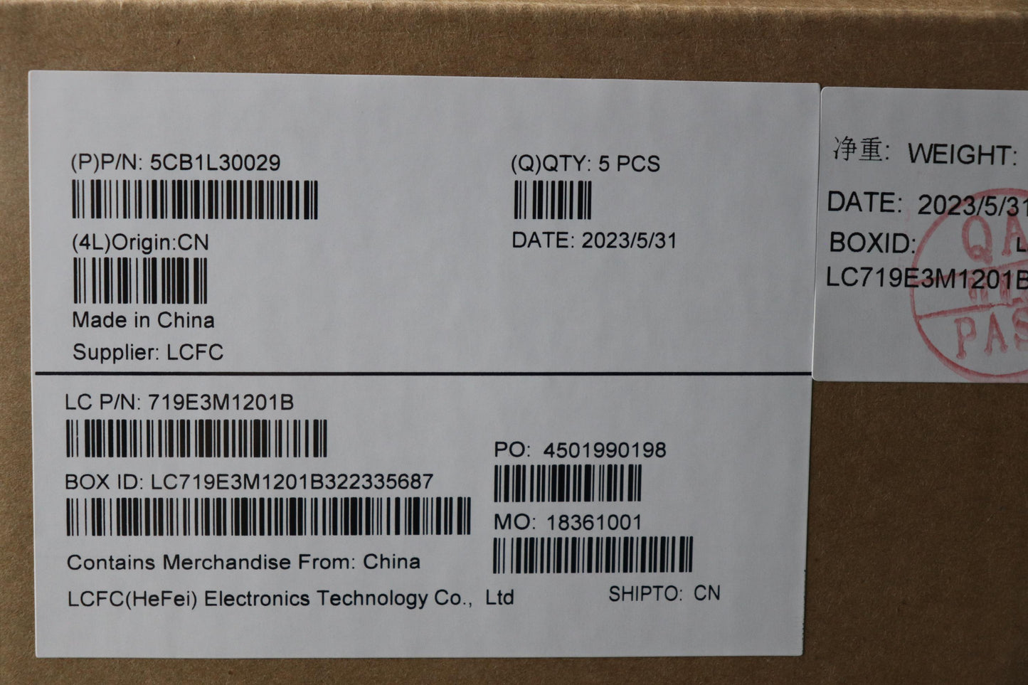Lenovo Cover Upper Case Assembly Nord - 5CB1L30029
