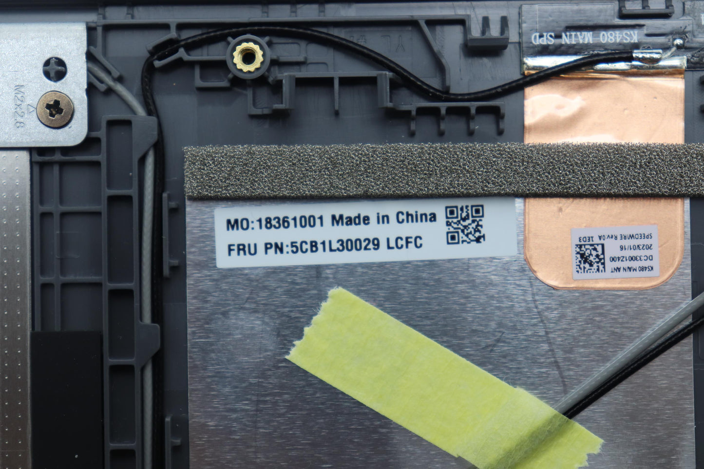 Lenovo Cover Upper Case Assembly Nord - 5CB1L30029