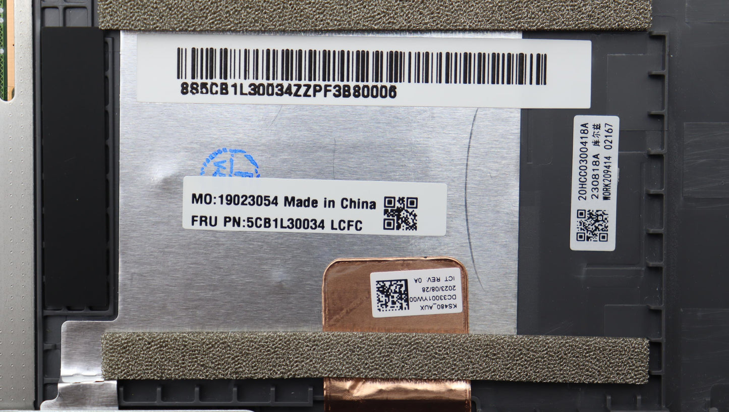 Lenovo Cover Upper Case Assembly Euro - 5CB1L30034
