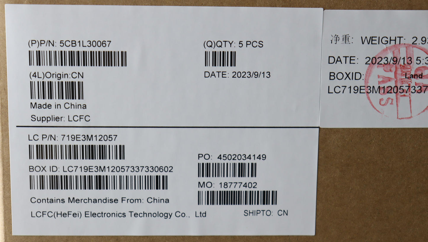 Lenovo Cover Upper Case Assembly Tc L - 5CB1L30067