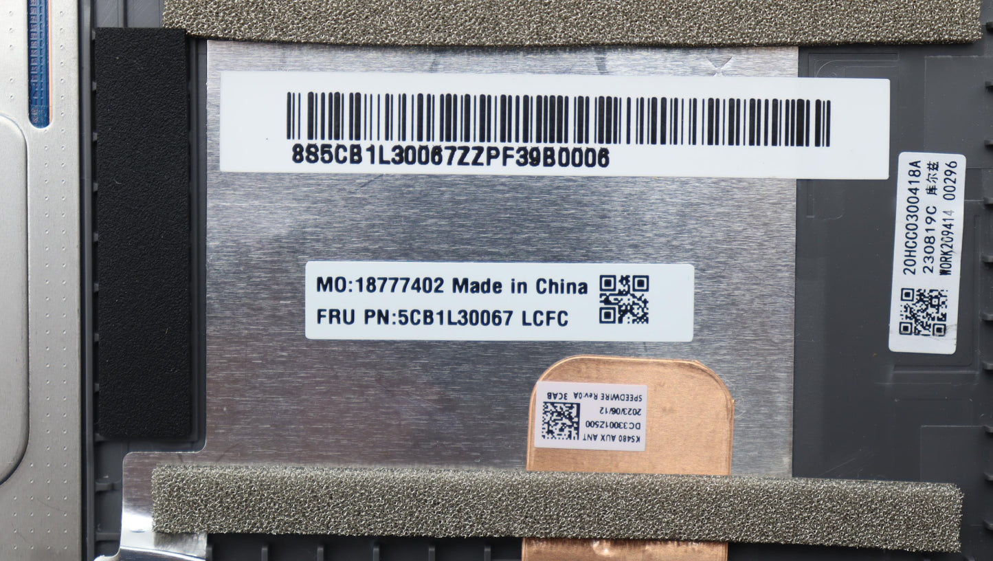 Lenovo Cover Upper Case Assembly Tc L - 5CB1L30067