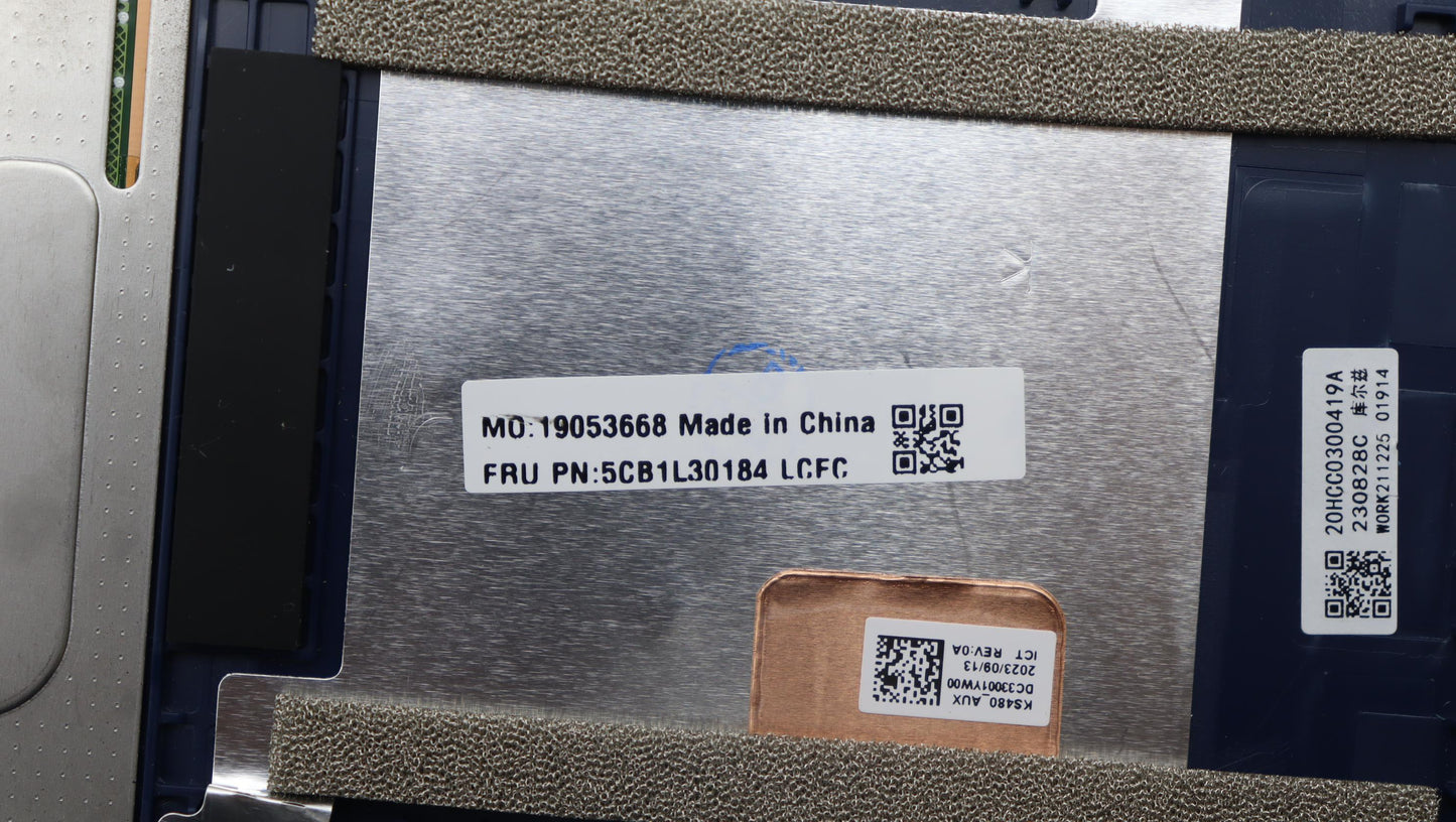 Lenovo Cover Upper Case Assembly Euro - 5CB1L30184