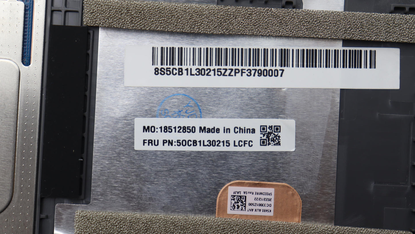 Lenovo Cover Upper Case Assembly Thai - 5CB1L30215