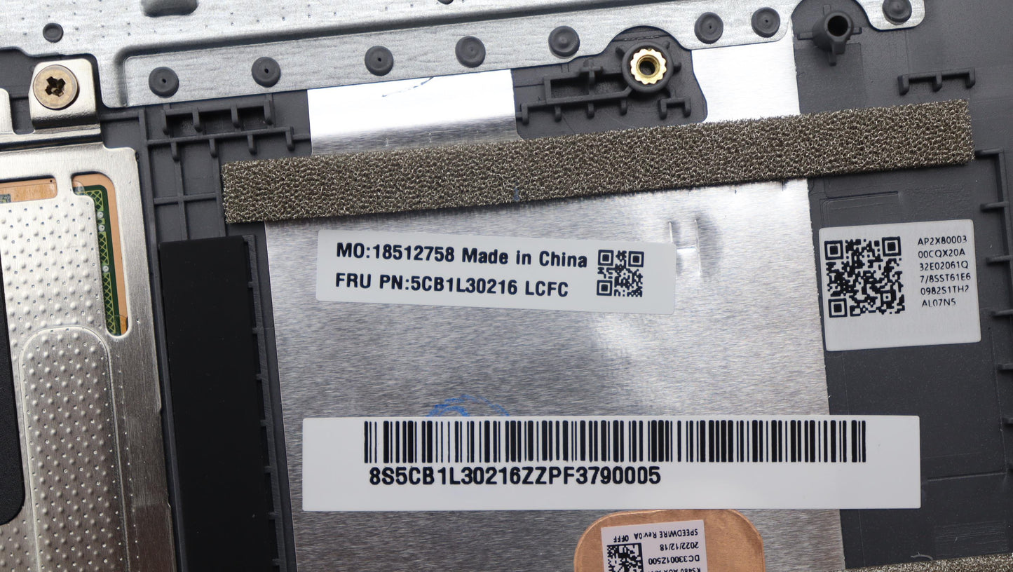 Lenovo Cover Upper Case Assembly Por - 5CB1L30216