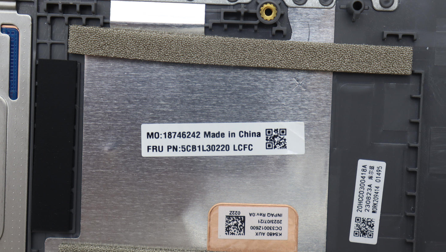 Lenovo Cover Upper Case Assembly Tc L - 5CB1L30220