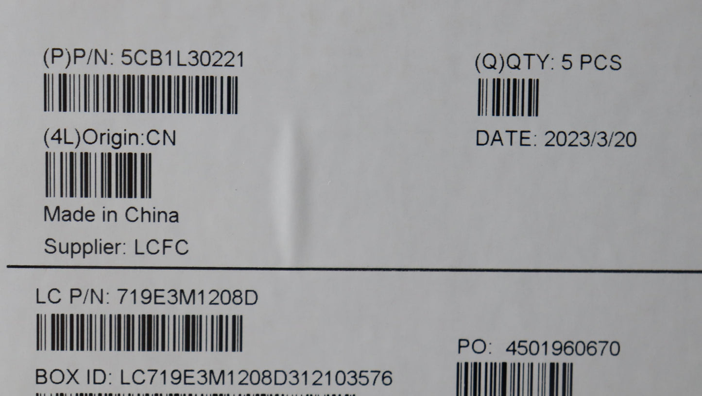 Lenovo Cover Upper Case Assembly Rus - 5CB1L30221