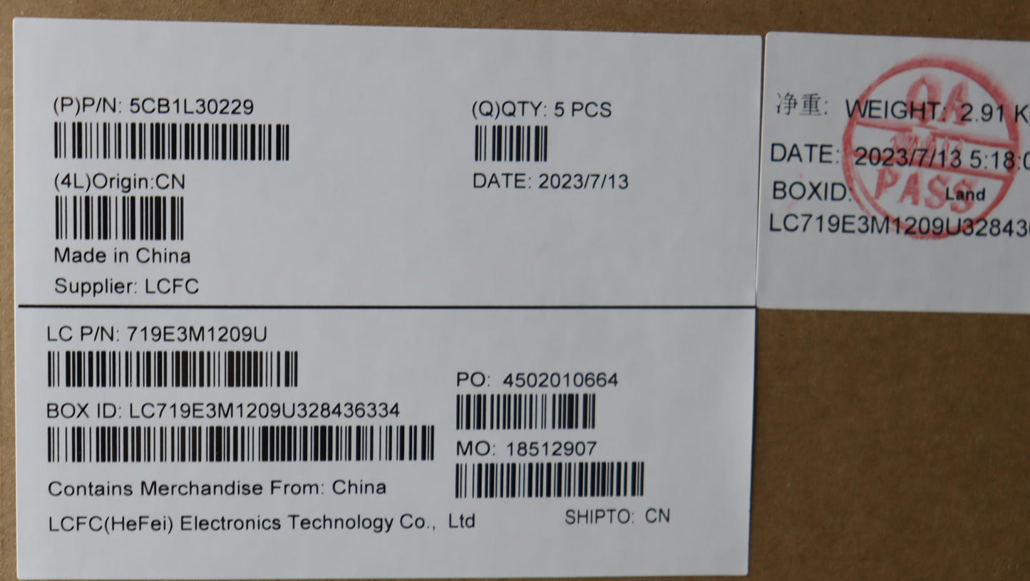 Lenovo Cover Upper Case Assembly Nord - 5CB1L30229