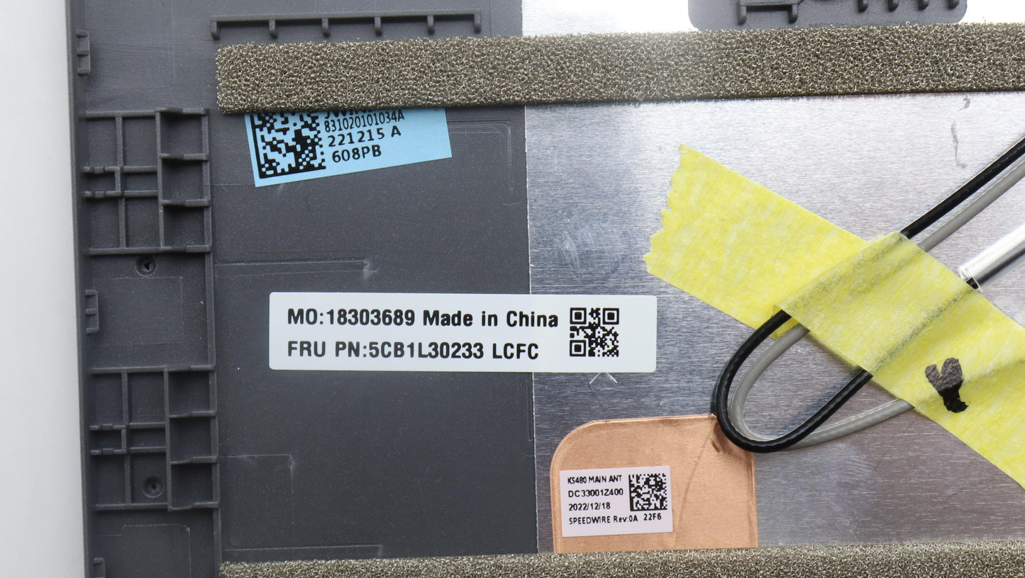 Lenovo Cover Upper Case Assembly Sws - 5CB1L30233