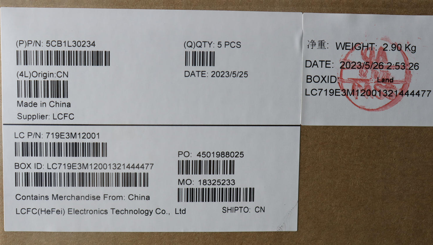 Lenovo Cover Upper Case Assembly Euro - 5CB1L30234