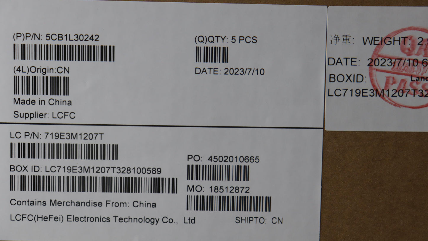 Lenovo Cover Upper Case Assembly Bel - 5CB1L30242