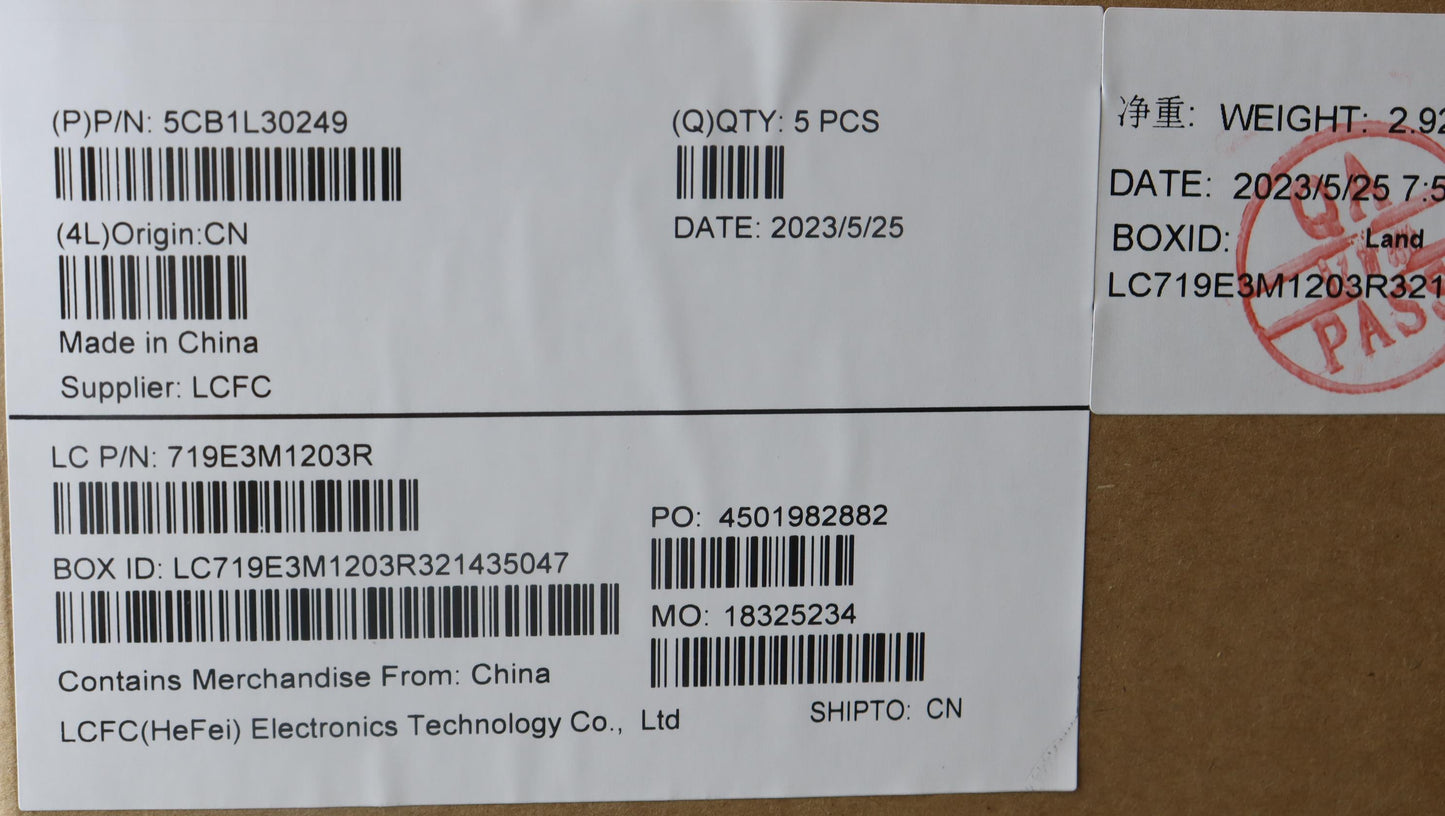 Lenovo Cover Upper Case Assembly Euro - 5CB1L30249