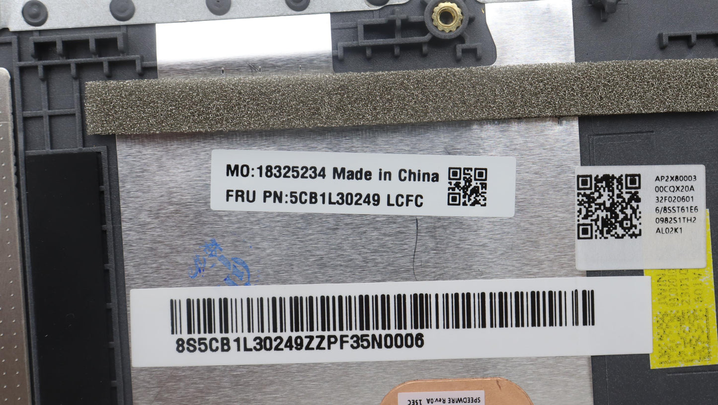 Lenovo Cover Upper Case Assembly Euro - 5CB1L30249