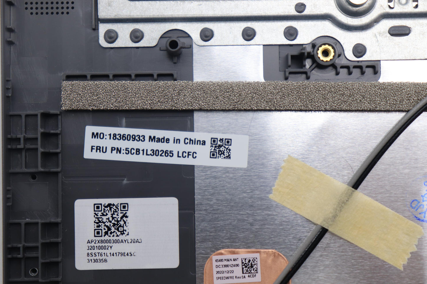 Lenovo Cover Upper Case Assembly Ita - 5CB1L30265