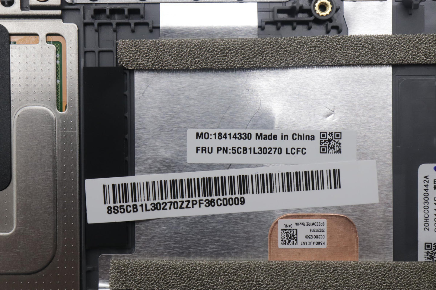 Lenovo Cover Upper Case Assembly Por - 5CB1L30270