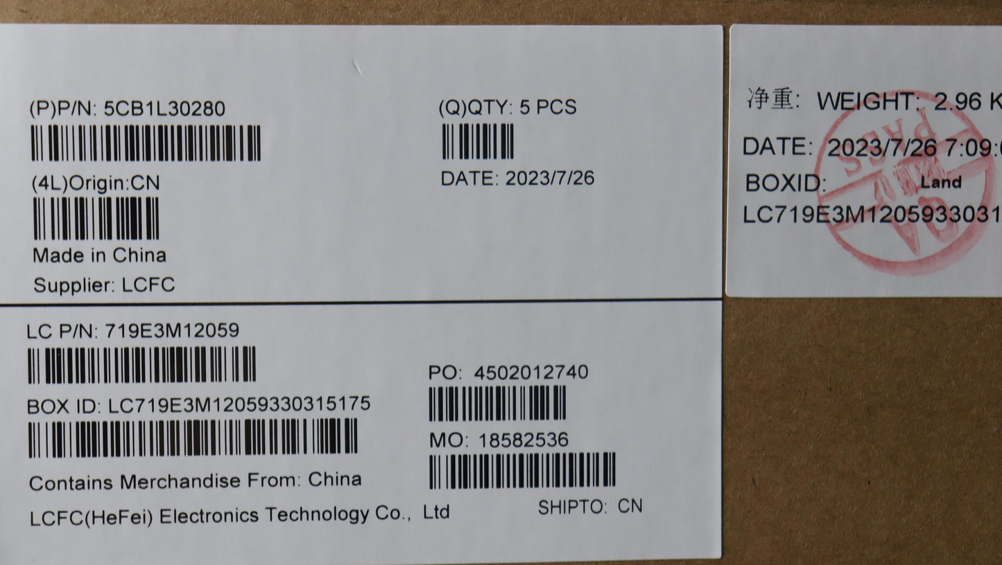 Lenovo Cover Upper Case Assembly Usa - 5CB1L30280