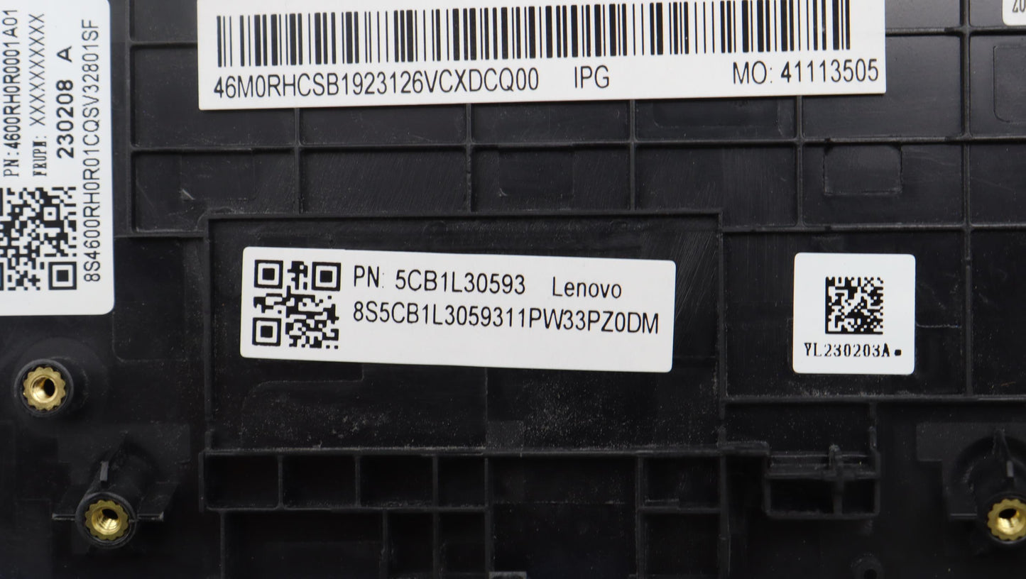Lenovo Cover Upper Case Assembly Eng - 5CB1L30593