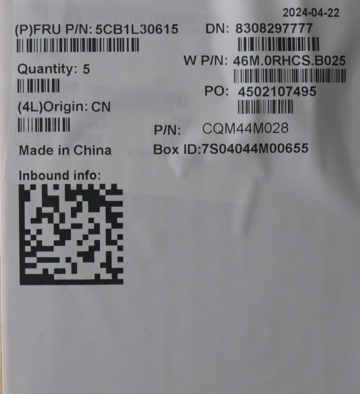 Lenovo Cover Upper Case Assembly Bel - 5CB1L30615