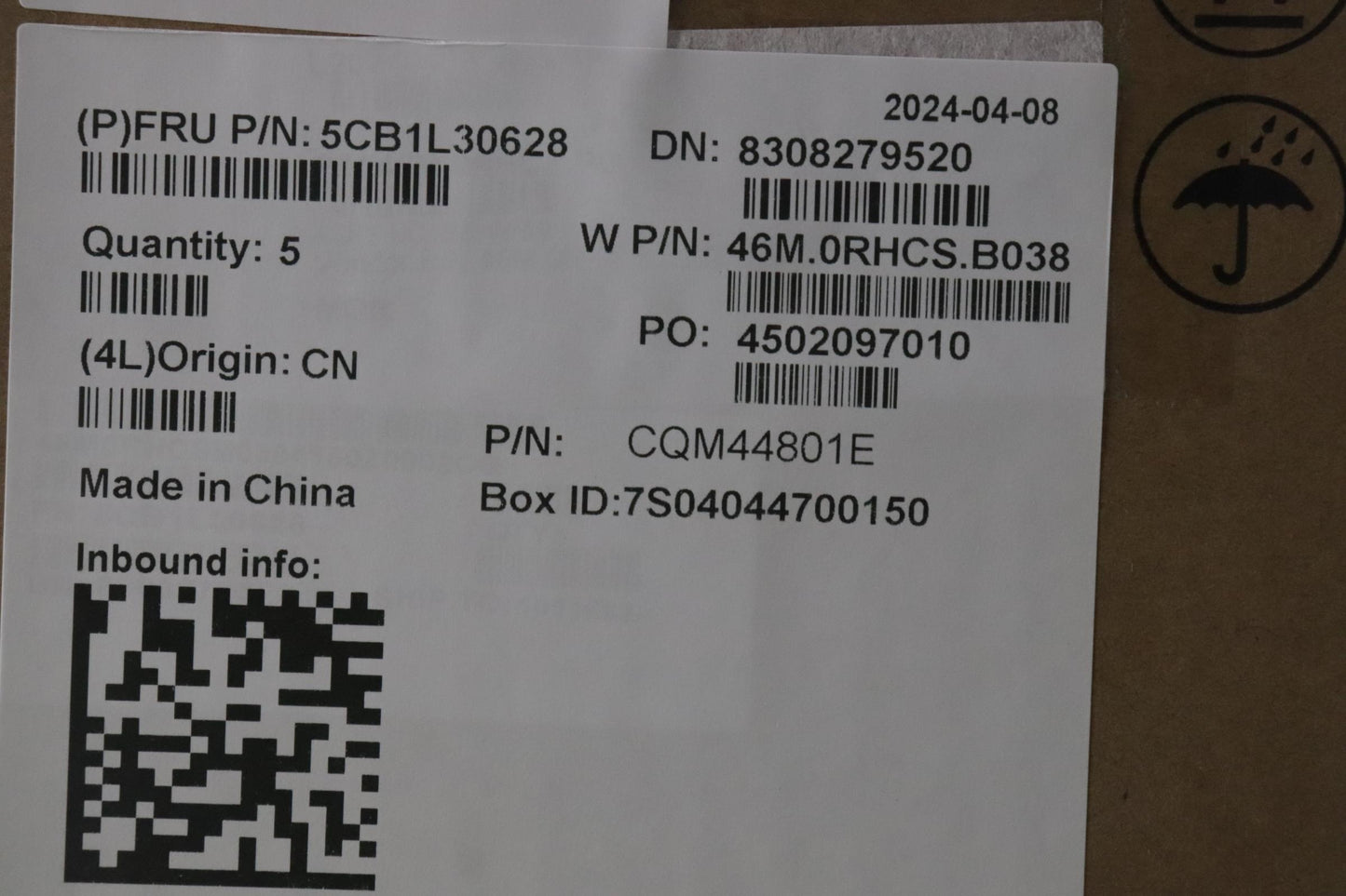 Lenovo Cover Upper Case Assembly Spa - 5CB1L30628
