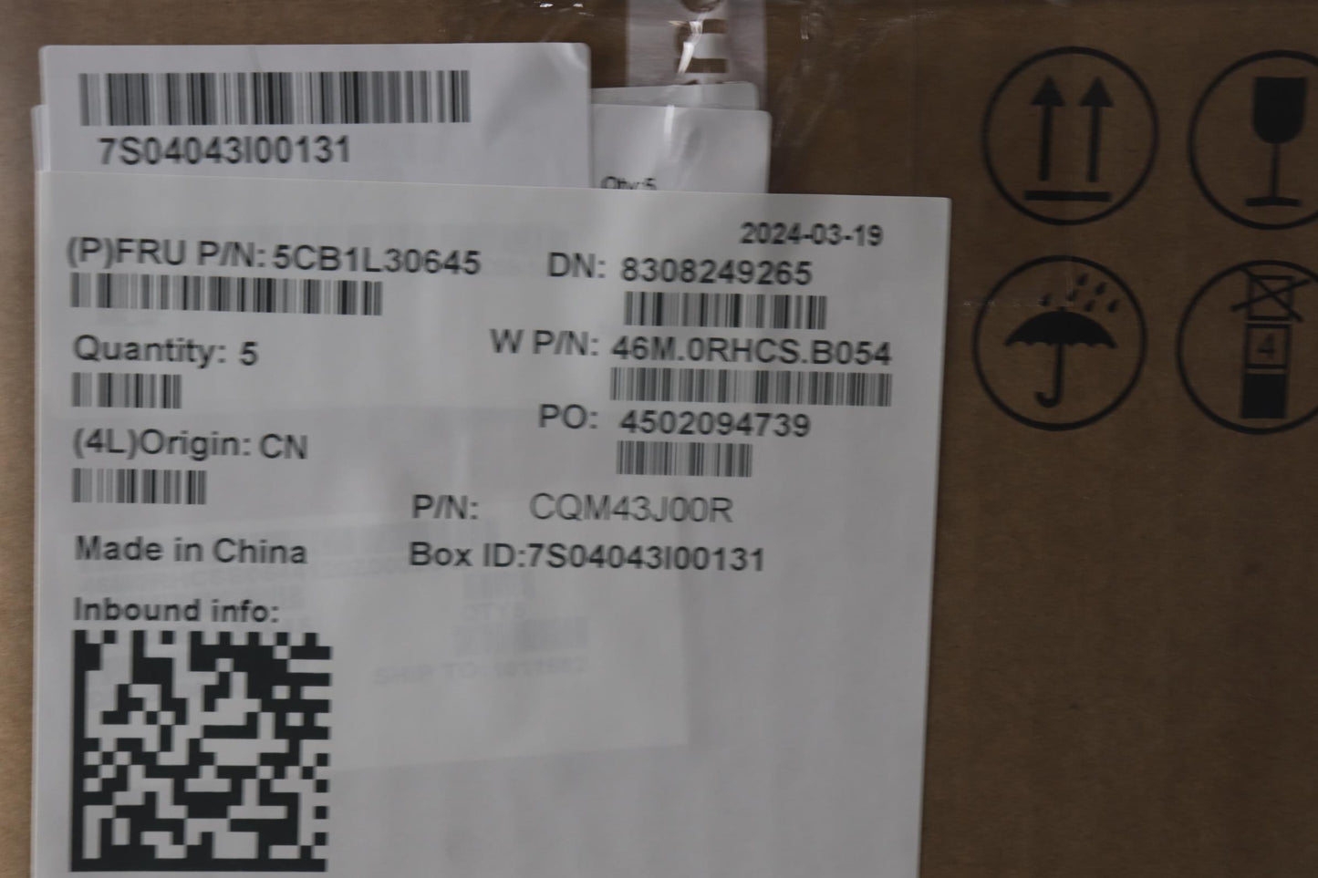 Lenovo Cover Upper Case Assembly Nord - 5CB1L30645