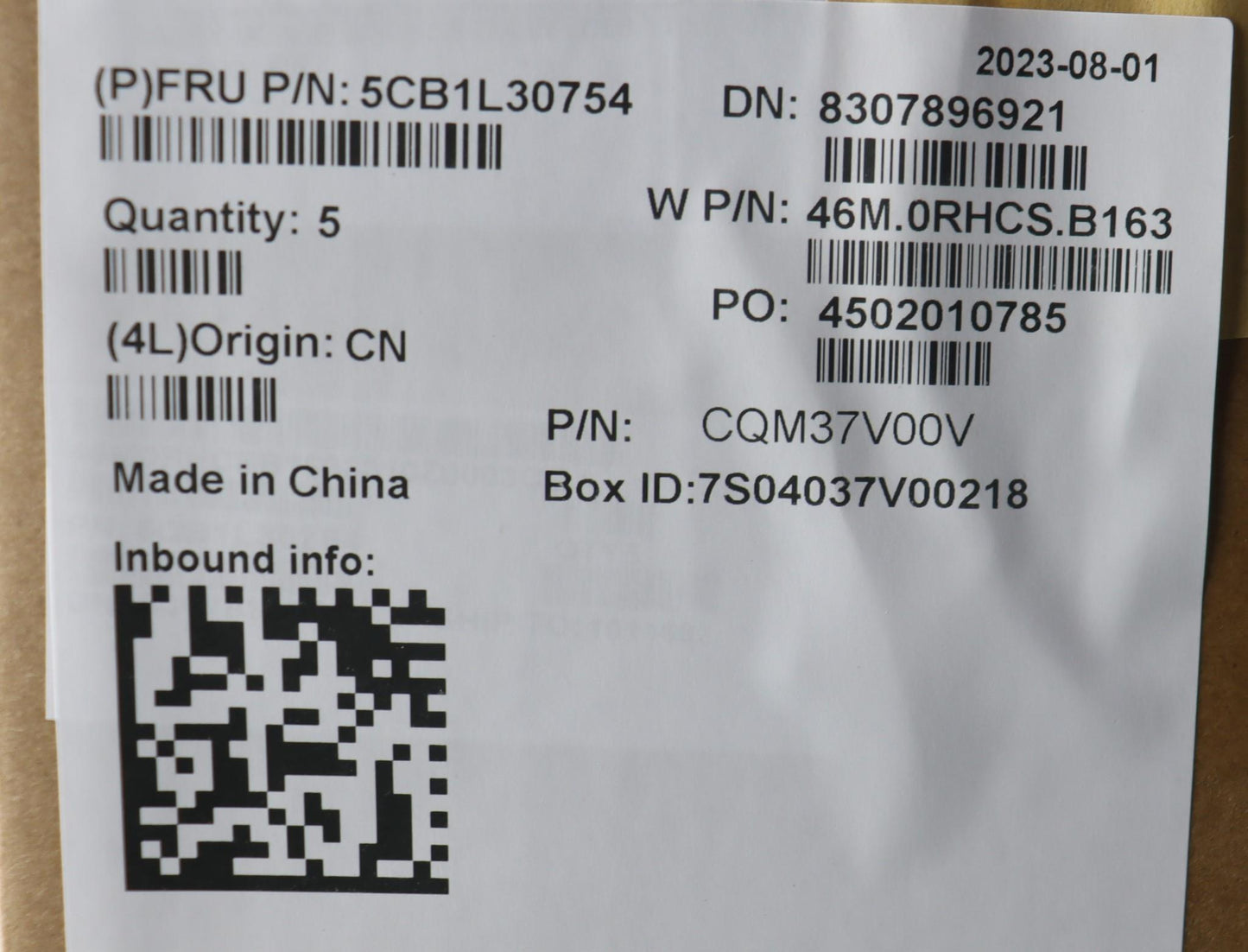 Lenovo Cover Upper Case Assembly Ita - 5CB1L30754