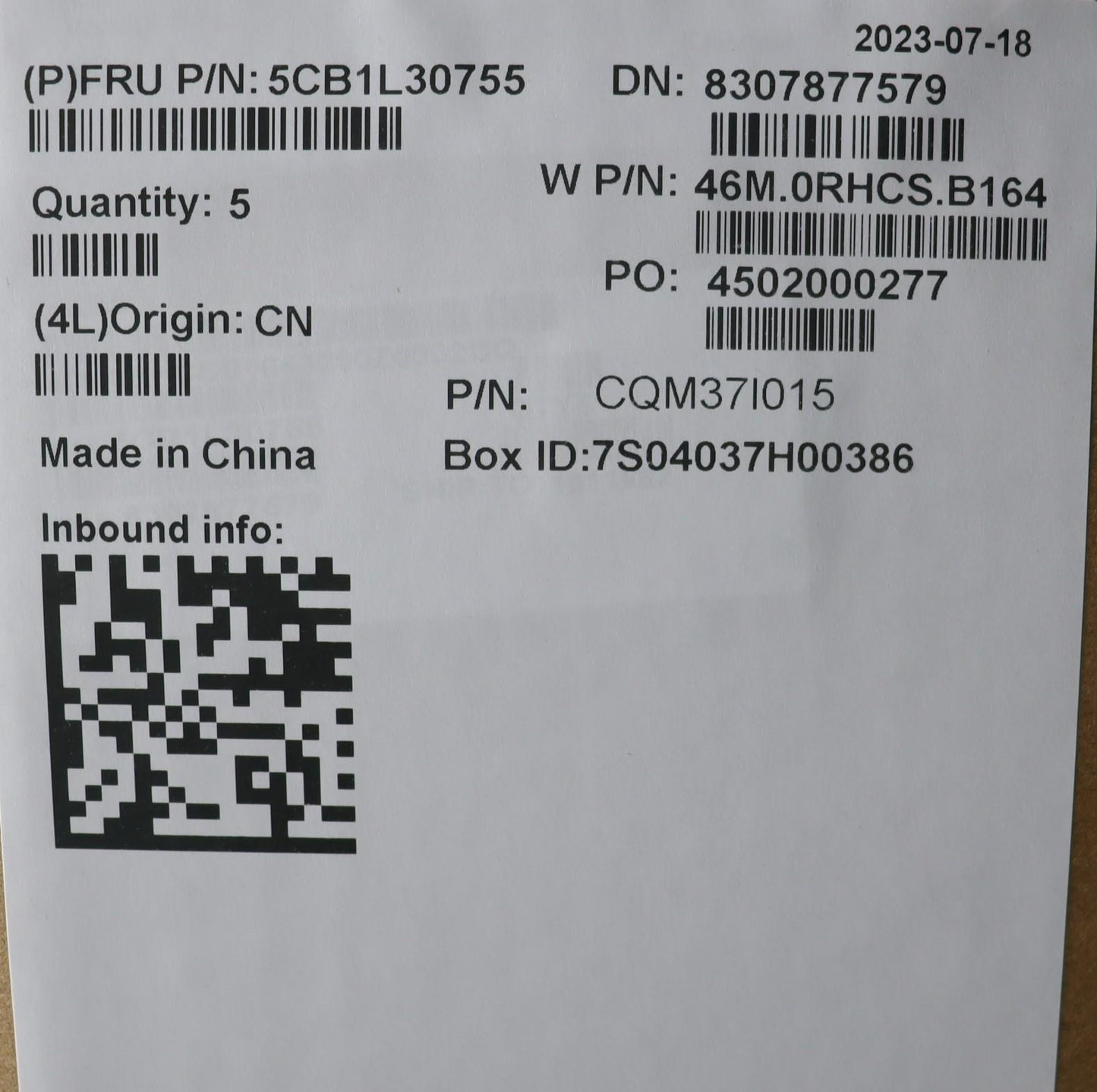 Lenovo Cover Upper Case Assembly Spa - 5CB1L30755