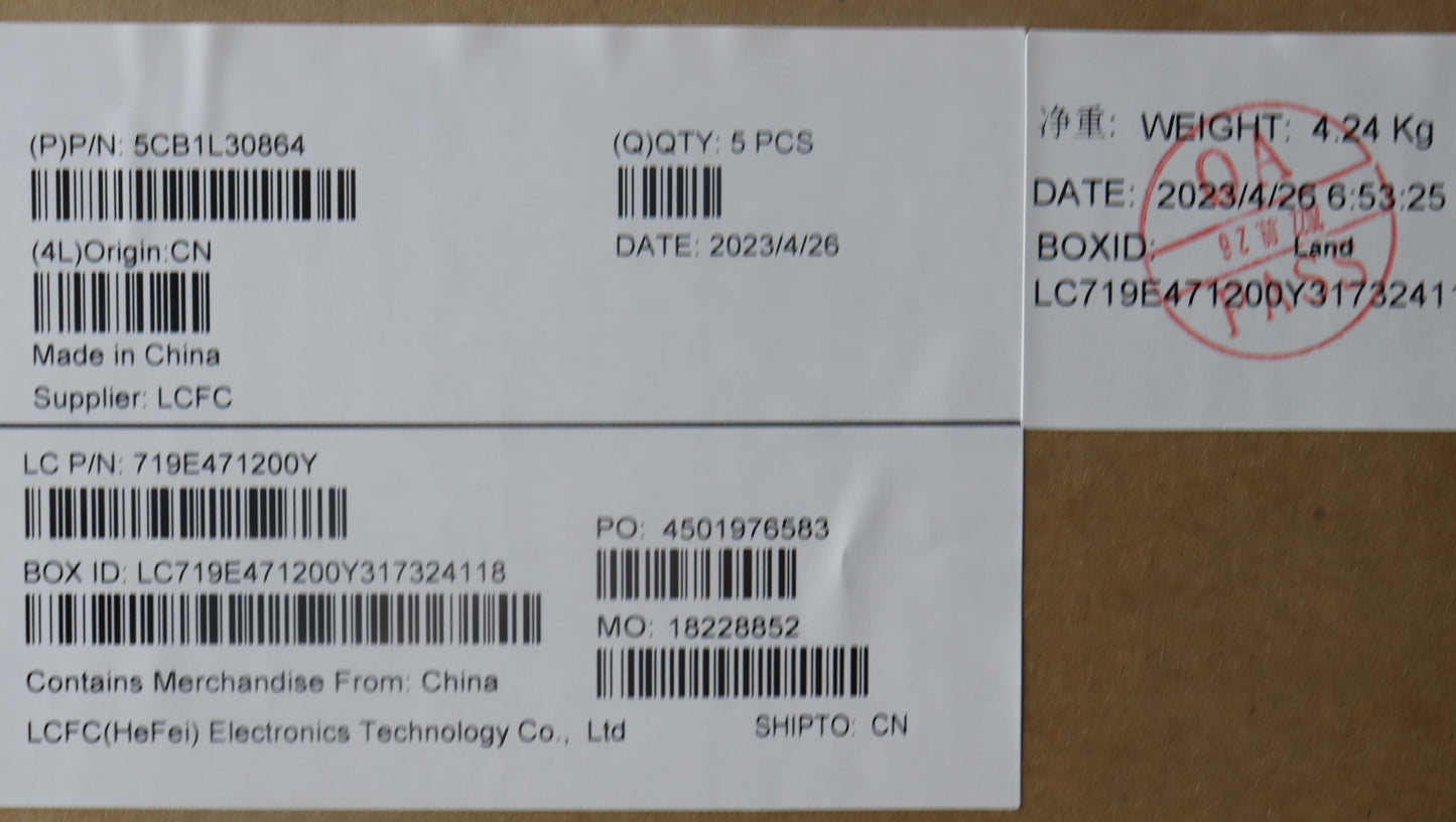 Lenovo Cover Upper Case Assembly Fra/ - 5CB1L30864