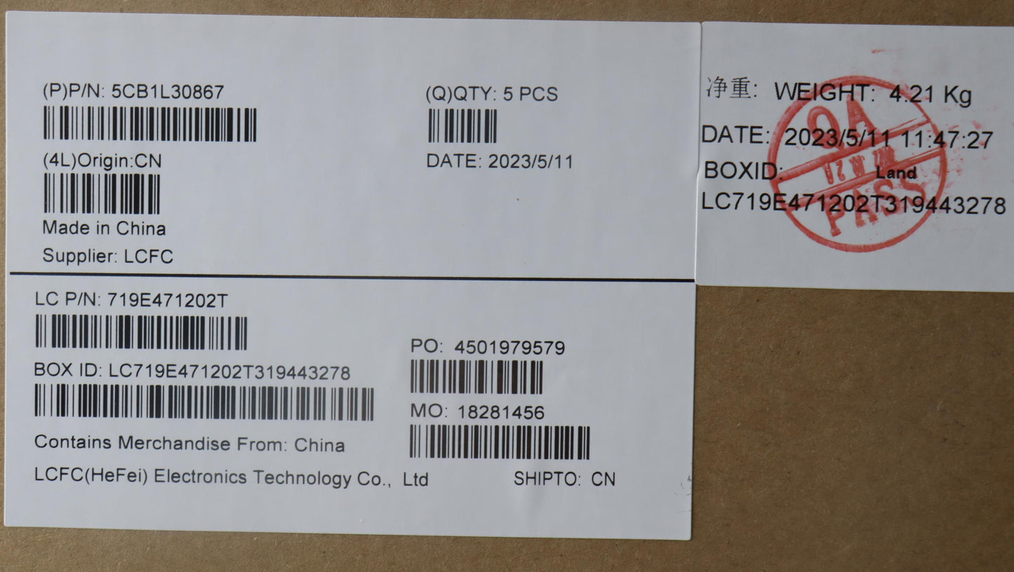 Lenovo Cover Upper Case Assembly Hbw - 5CB1L30867