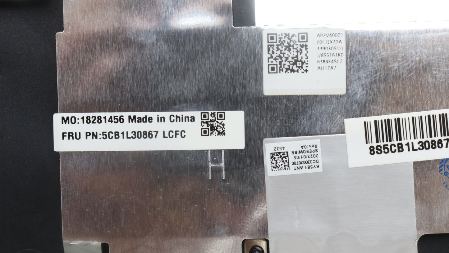 Lenovo Cover Upper Case Assembly Hbw - 5CB1L30867