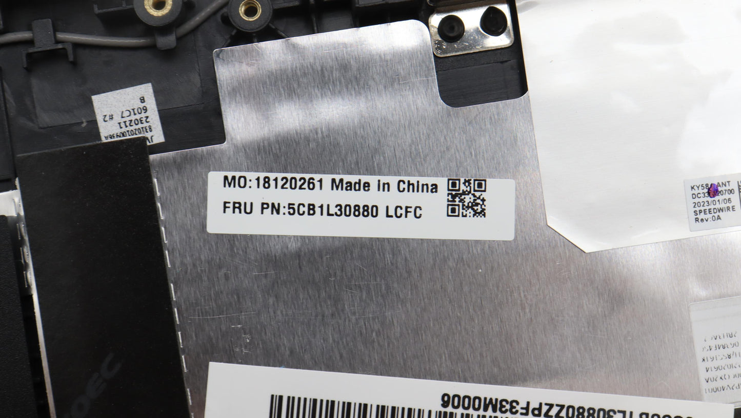 Lenovo Cover Upper Case Assembly Sws - 5CB1L30880