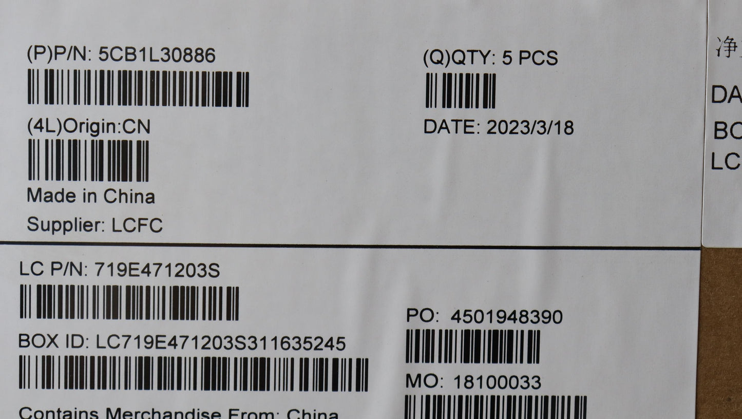 Lenovo Cover Upper Case Assembly Bel - 5CB1L30886