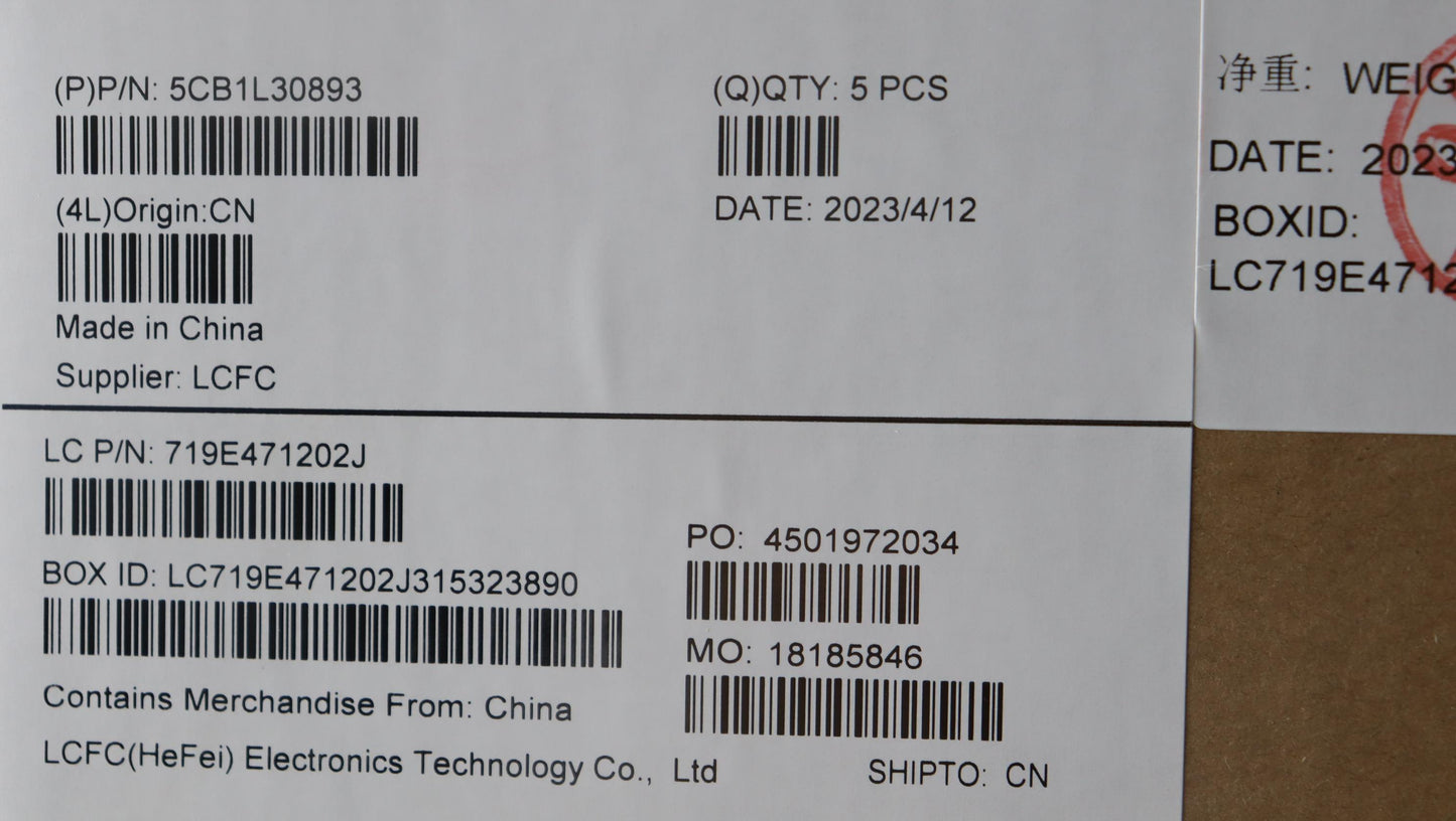 Lenovo Cover Upper Case Assembly Uke - 5CB1L30893