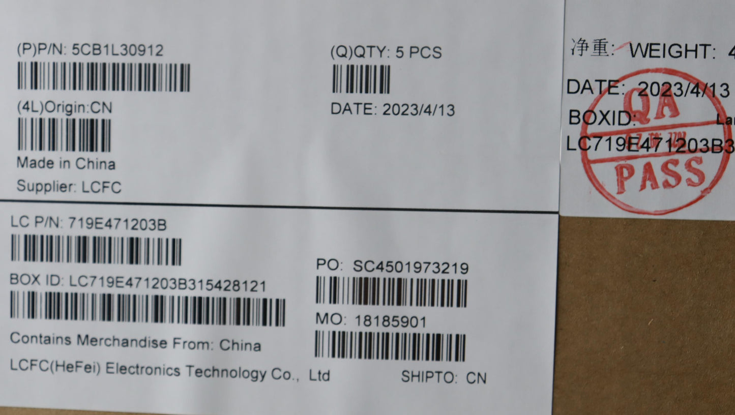 Lenovo Cover Upper Case Assembly Sws - 5CB1L30912