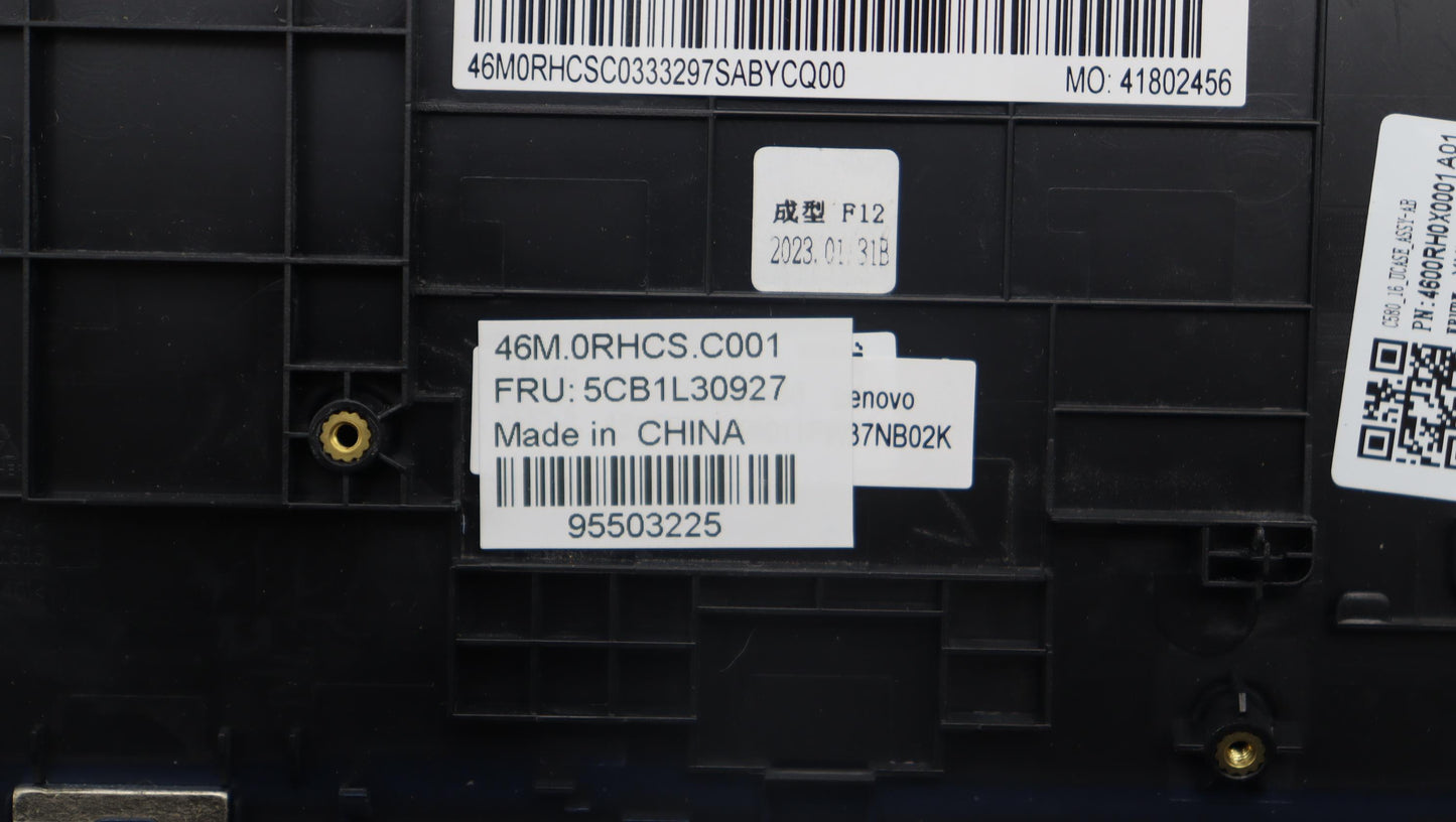 Lenovo Cover Upper Case Assembly Eng - 5CB1L30927