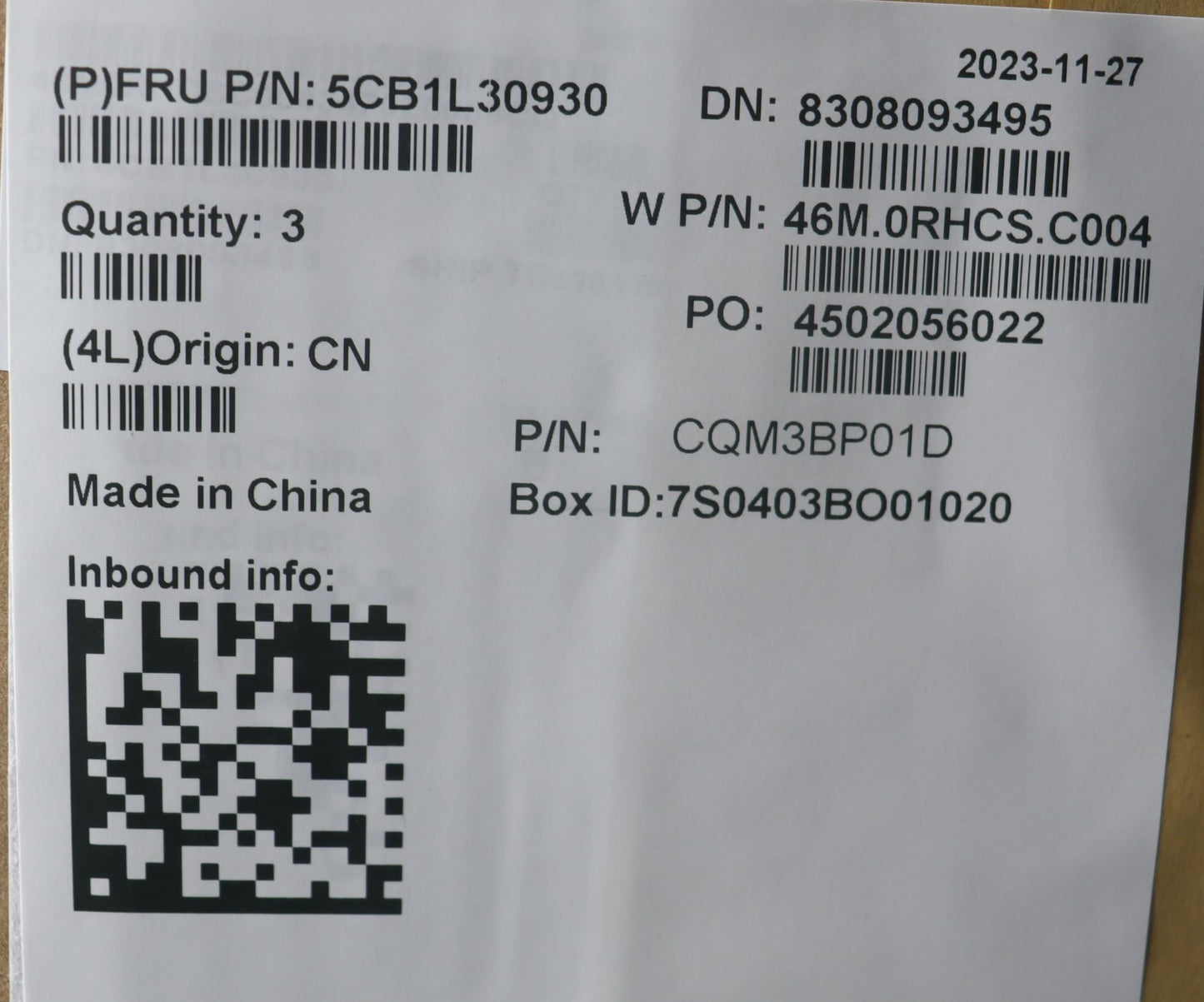 Lenovo Cover Upper Case Assembly Ita - 5CB1L30930