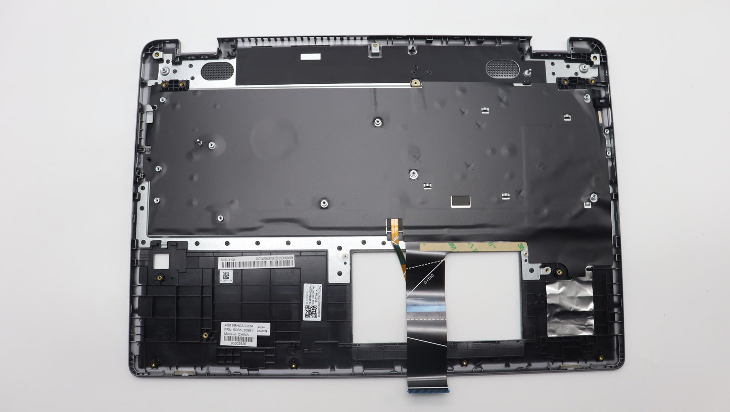 Lenovo C-Cover with Keyboard, USA English, Arctic Grey - 5CB1L30961