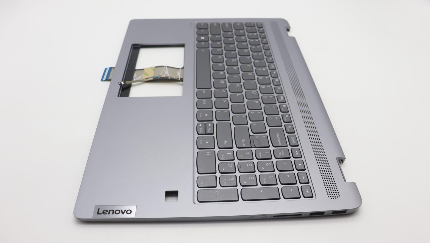 Lenovo C-Cover with Keyboard, USA English, Arctic Grey - 5CB1L30961
