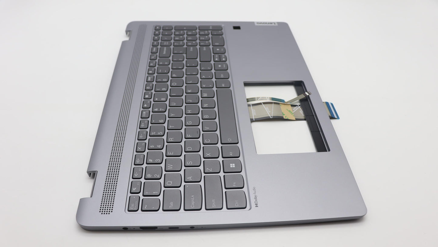 Lenovo C-Cover with Keyboard, USA English, Arctic Grey - 5CB1L30961
