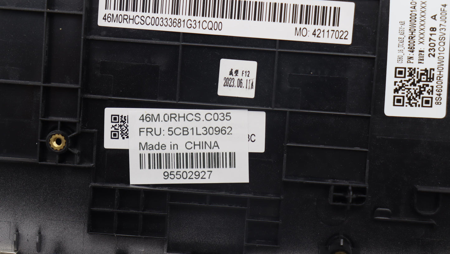 Lenovo Cover Upper Case Assembly Uke - 5CB1L30962
