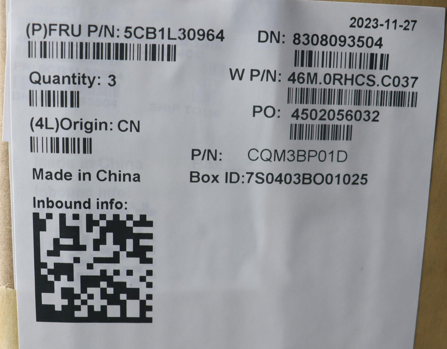 Lenovo Cover Upper Case Assembly Spa - 5CB1L30964