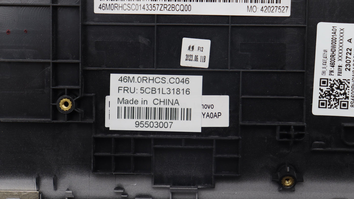 Lenovo Cover Upper Case Assembly Fra - 5CB1L31816