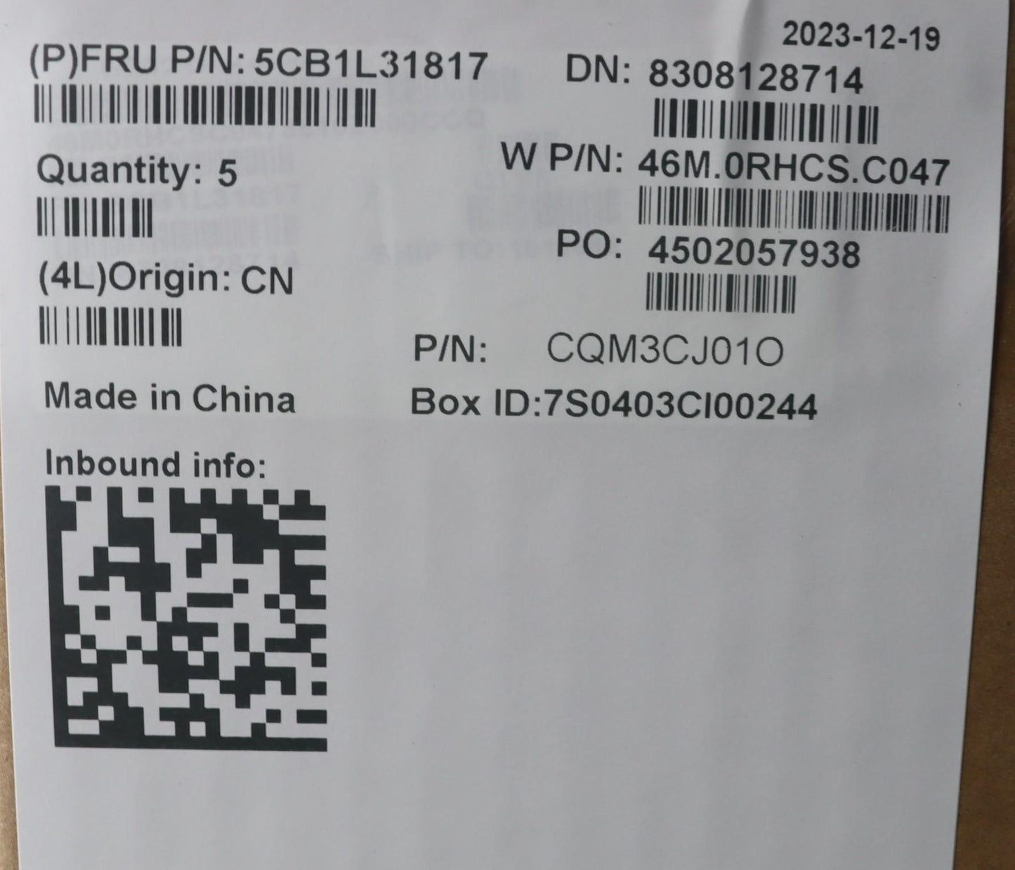 Lenovo Cover Upper Case Assembly Ger - 5CB1L31817
