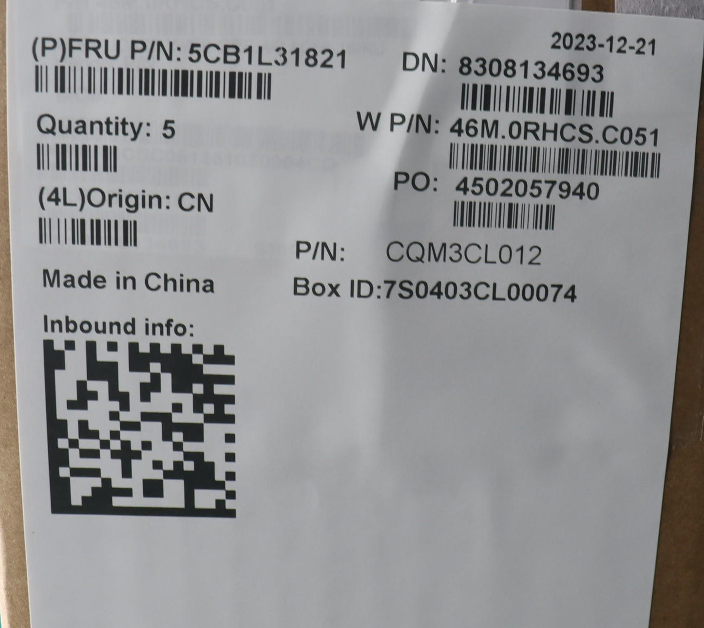 Lenovo Cover Upper Case Assembly Gre - 5CB1L31821