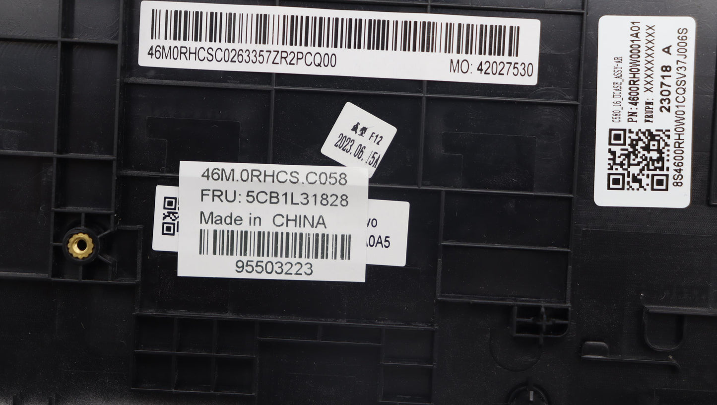 Lenovo Cover Upper Case Assembly Sws - 5CB1L31828