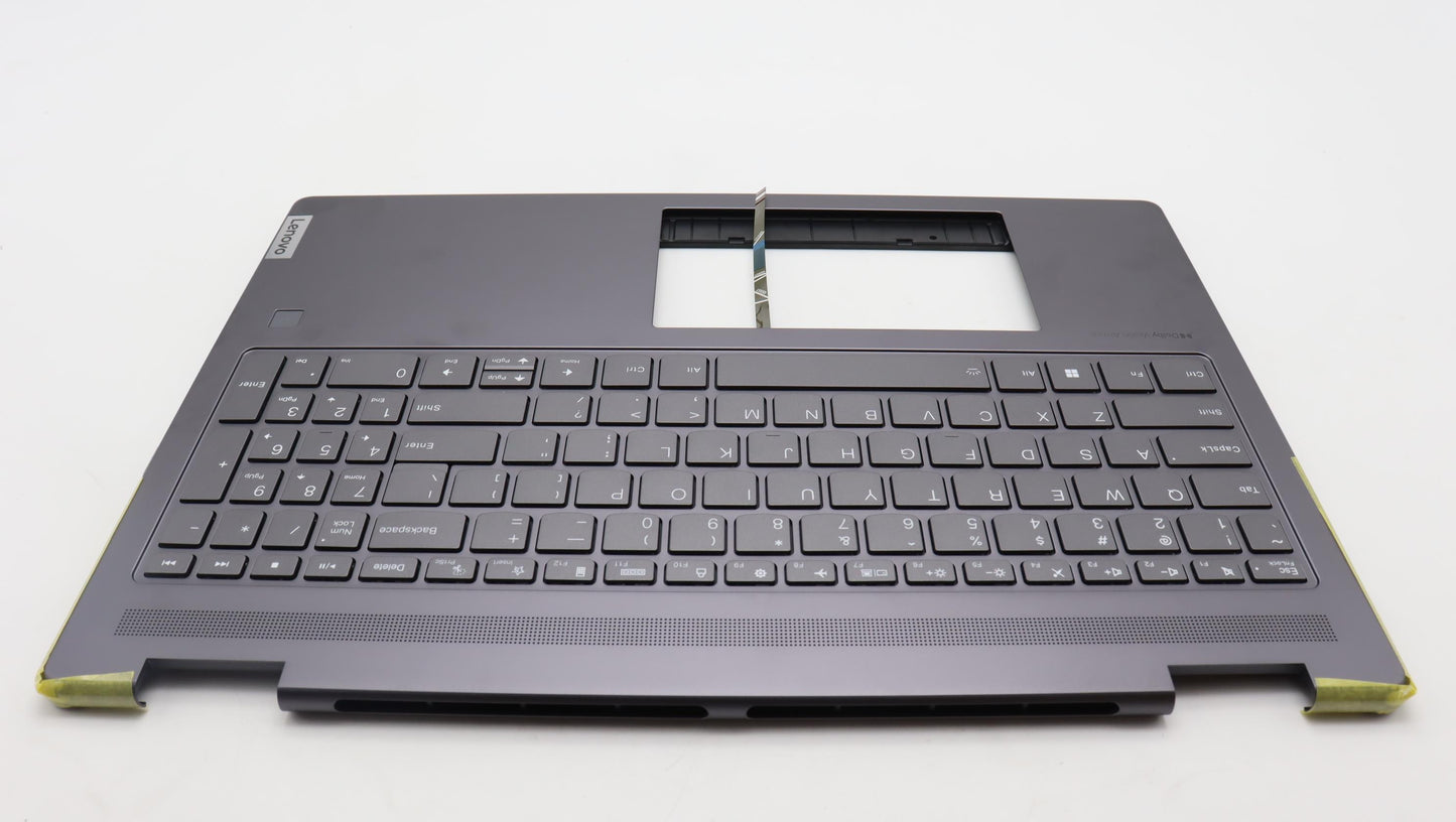 Lenovo Storm Grey C-Cover with USA English Keyboard, Non-Fingerprint - 5CB1L31865