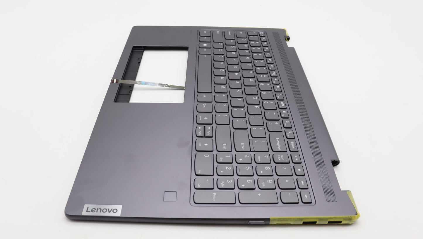 Lenovo Storm Grey C-Cover with USA English Keyboard, Non-Fingerprint - 5CB1L31865